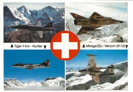 Aviatik - Militär-Flugzeuge: Tiger - Hunter - Mirage - Venom