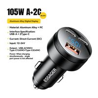 105W Auto-Ladegerät, USB-A/C für iPhone, Samsung, Google....