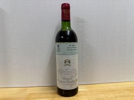 1 Flasche Chateau Mouton Rothschild 1977 guter Zustand Queen