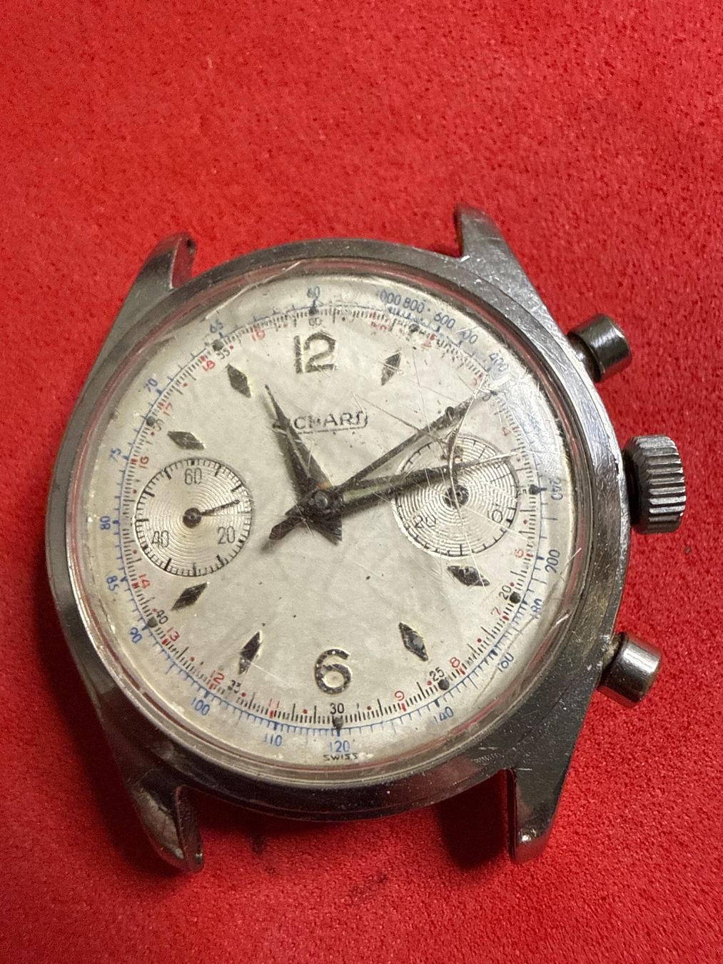 Valjoux Orologi: Richard Valjoux 23 Chronograph 36 mm – Difettoso da Pfeffingen venduto da Allhandelklgwatches