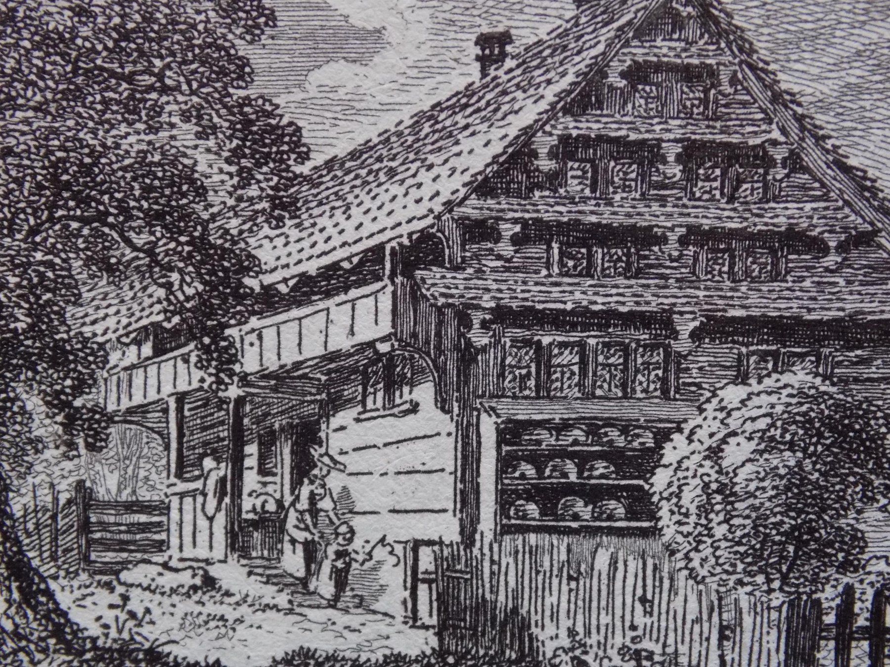 Gravures: Bauernhaus Kanton Luzern – D'occasion à Risch par Rischli15 8