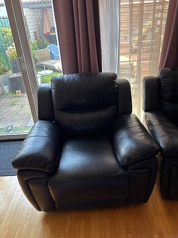 Sofas: 3er Sofagarnitur aus Echtleder  Top Zustand – Gebraucht aus Widnau von corcovado02 2