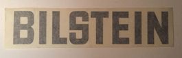 Bilstein Aufkleber Konturgeschnitten ca. 26x5.5cm schwarz