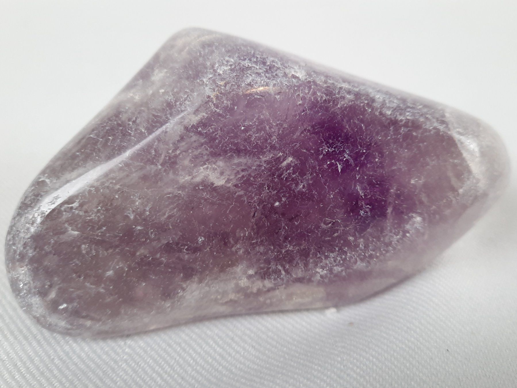 Minerali & Pietre curative: 2 polierte Amethyst-Trommelsteine – Usato da Beinwil am See venduto da Restwert_Beinwil 5