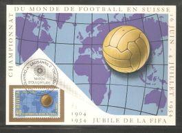 Fussballweltmeisterschaft 1954 Karte Eröffnungsspiel