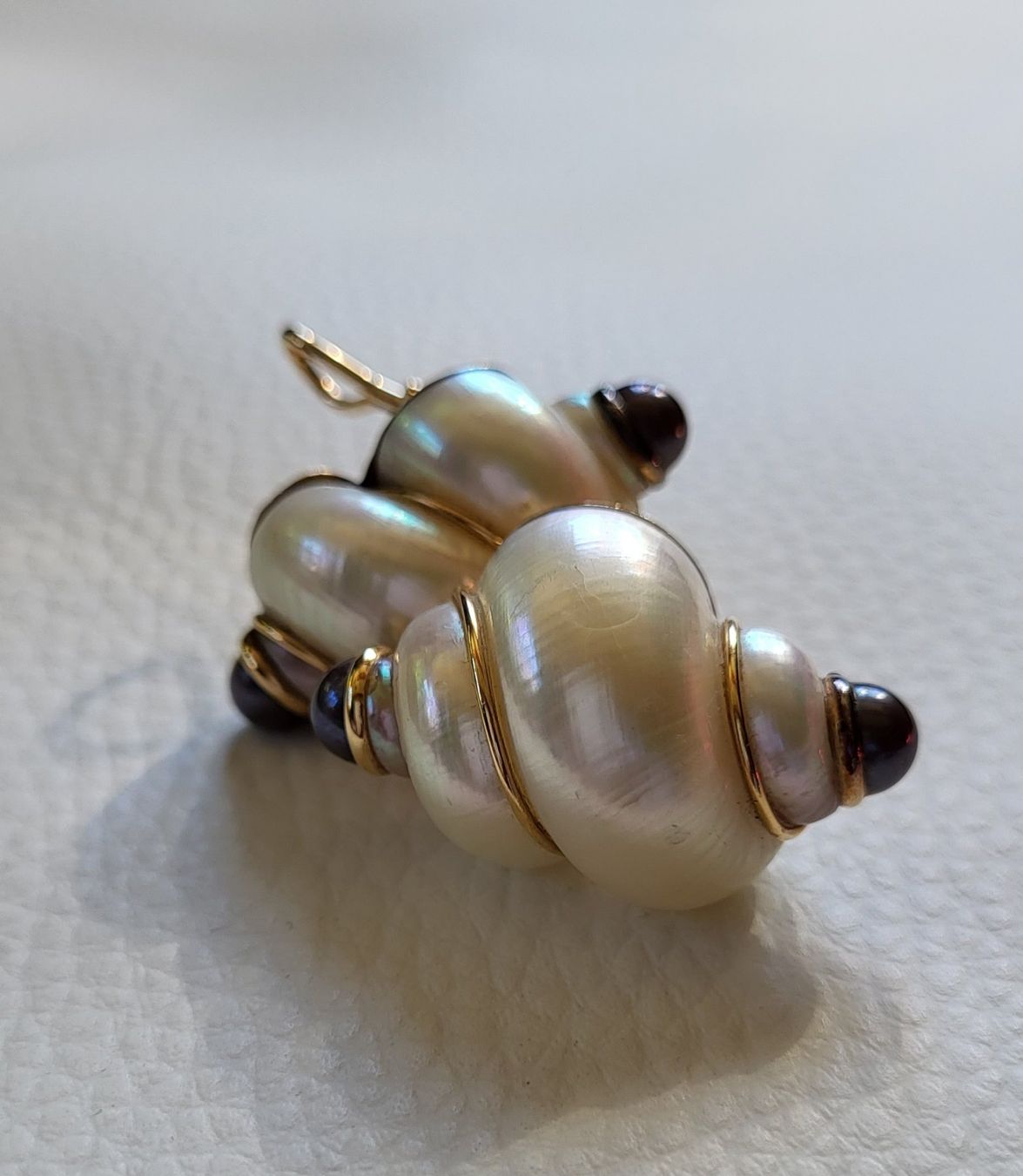 Ohrringe & -stecker: Gold 585 Massiv Perlmutt Ohrchlips Mit Perlen – Gebraucht aus Wald ZH von Dasilver 9
