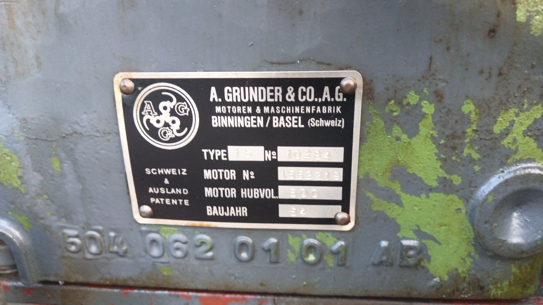 Grunder Trattori: Oldtimer  Grunder Traktor  Jg. 1955 – Usato da Eptingen venduto da Hehoep 7