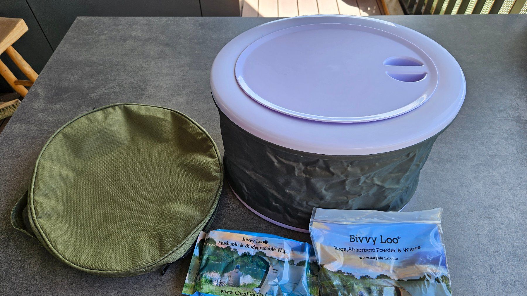 WC: Bivvy Loo tragbare Campingtoilette – Gebraucht aus Luzern von ambros_wolf 1