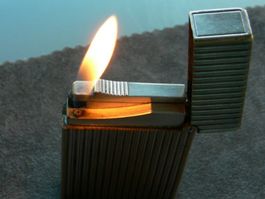 S.T. Dupont Ligne 2 Gatsby Feuerzeug  silber Gas ligther