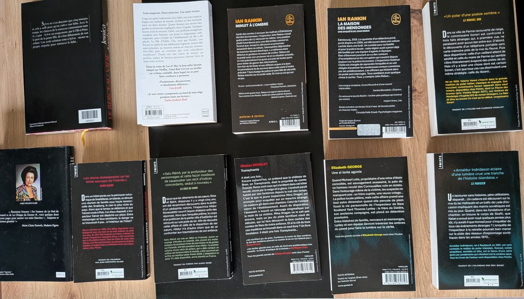 Libri: Lot de -11- thrillers/polars – Usato da Villariaz venduto da Mariejoconde 1