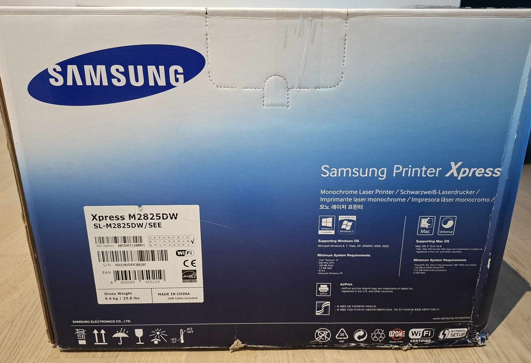 Samsung Stampanti: Schwarzweiss-Laserdrucker Samsung Xpress M2825DW – Usato da Seuzach venduto da wie_c66v 4