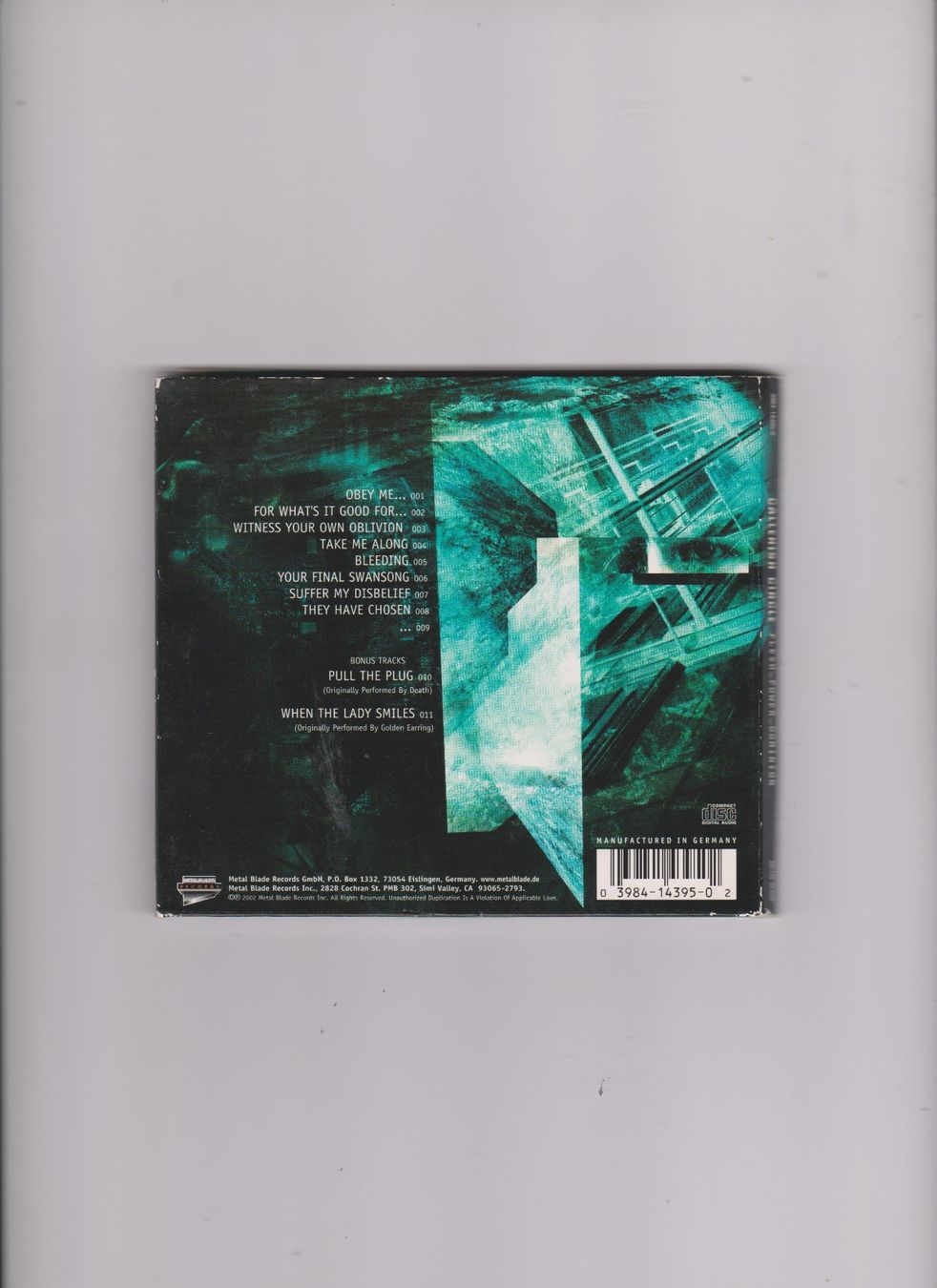 CD: CD Callenish Circle Flesh Power Dominion – Usato da Bex venduto da Canouille 1