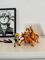 Kurama und mini Naruto - Anime Figur
