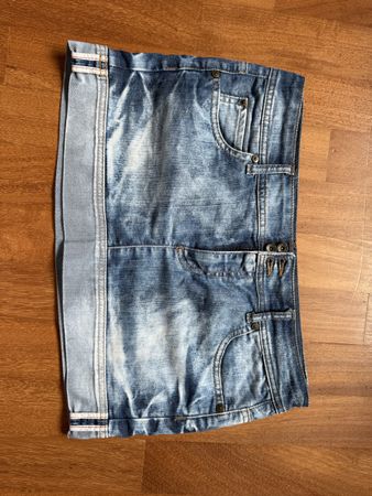 Sisley Jeansrock Gr.29 Sommerrock Mini Denim Top Zustand!