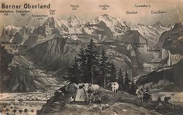 Interlaken (BE) Berner Oberland Eiger Mönch Jungfrau
