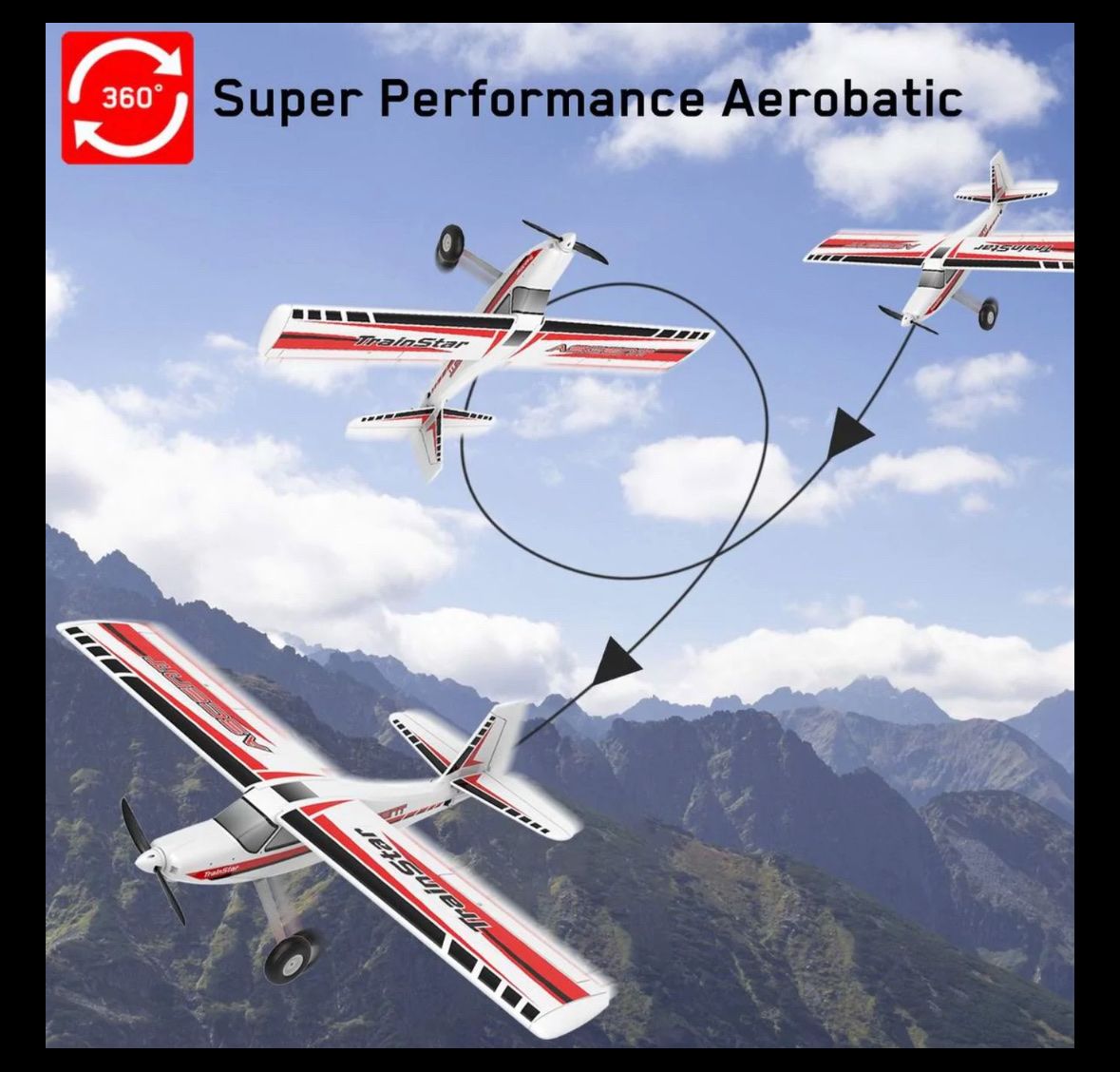 Modellismo RC: TrainStar Ascent, Spannweite 1400mm, RTF-Set mit Gyro – Usato da Hünenberg venduto da feldmann02 2