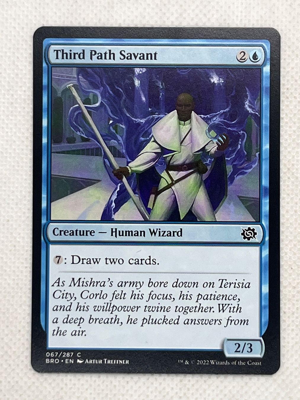 Magic The Gathering Cartes à collectionner: MTG Third Path Savant BRO 67 Englisch Common – D'occasion à Hinterkappelen par Kim1992