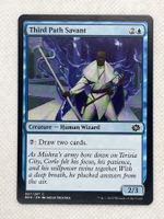 MTG Third Path Savant Karte, Sammelkarte, sehr guter Zustand