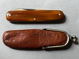 Sackmesser Riethmüller Zürich 71 mm - mit Etui - selten