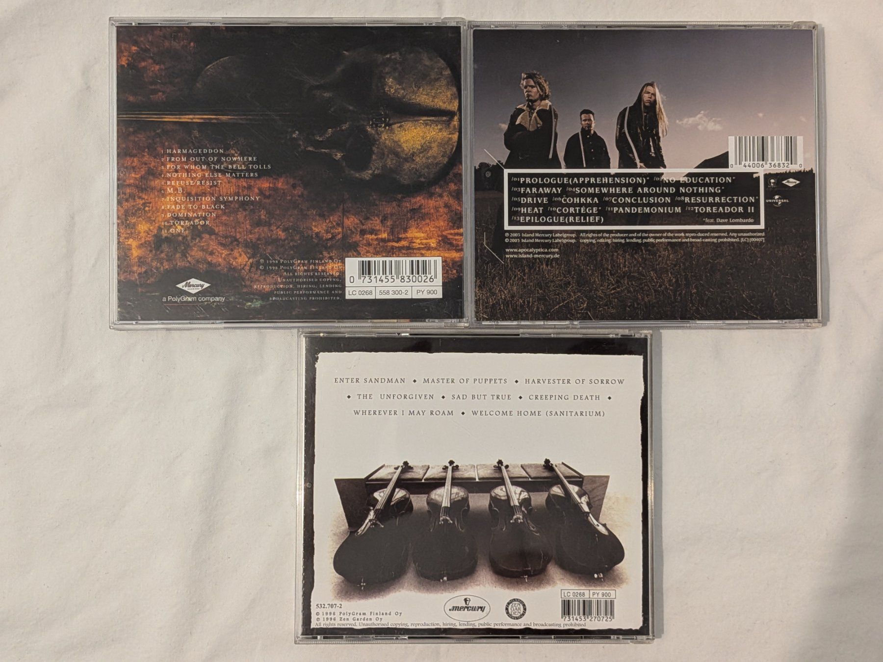 CD: Apocalyptica CD Sammlung [3 CDs] – Usato da Port venduto da gecotom 1