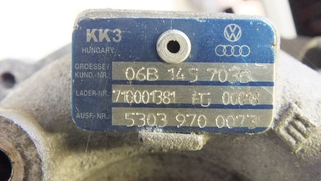 Audi Tutti pezzi di ricambio auto: Turbolader – Usato da Sirnach venduto da Focus-54 2