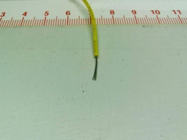 Elektrolitze 0.5mm 500cm gelb Kaufen auf Ricardo