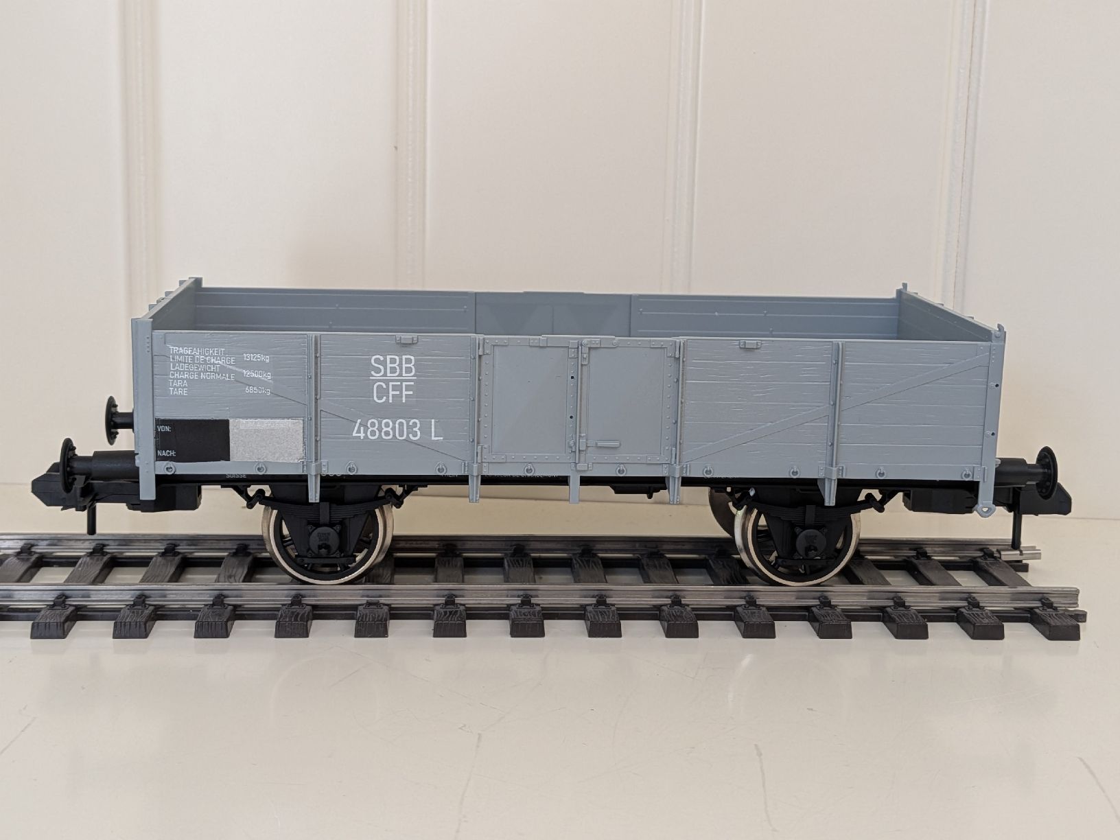 Märklin Modellini di ferrovie: SBB Hochbordwagen L 48803  EINZELSTÜCK – Nuovo (secondo la descrizione) da Grenchen venduto da garage-city