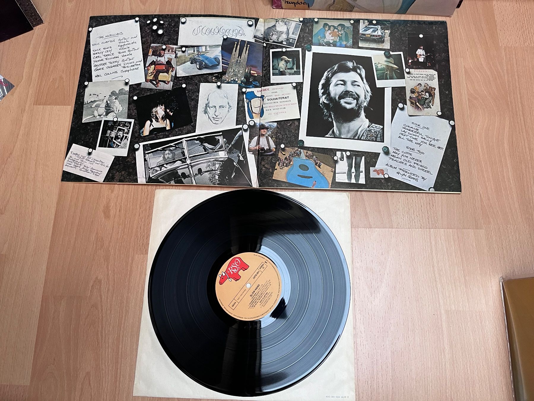 Vinyles: Eric Clapton - Slowhand – D'occasion à Giebenach par Wurlitzer70 1