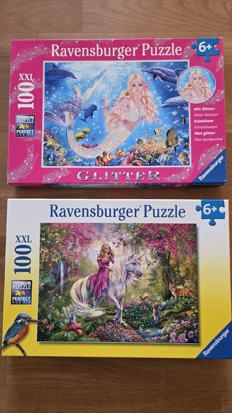 Ravensburger Puzzle: 2x Ravensburger Puzzle 100-teilig XXL – Usato da Wettingen venduto da broetli01