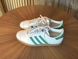 Adidas Gazelle Sneakers Weiss Grün Grösse 39.5 neuwertig