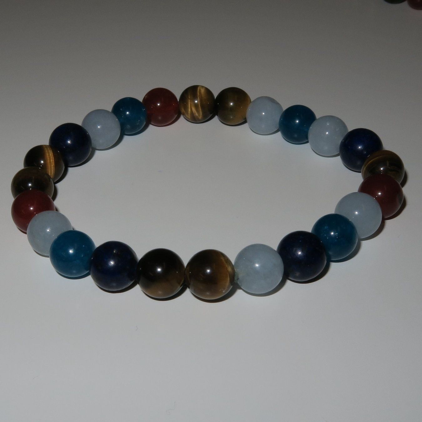 Bracciali & Braccialetti: Herren Armband - Edelstein LAVA, TÜRKIS – Nuovo e nell'imballaggio originale da Visp venduto da steinschmuckwelt 3