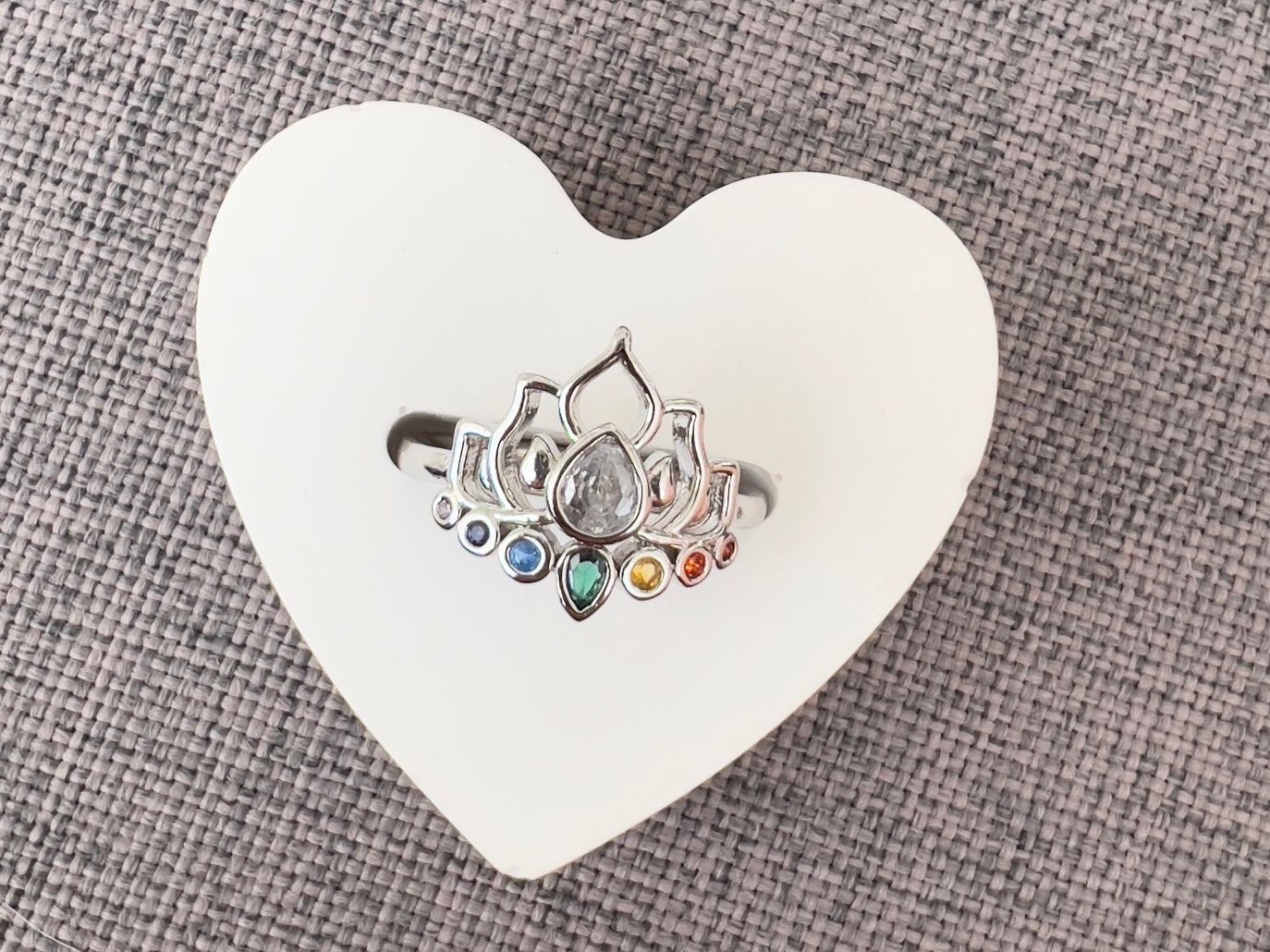 Anelli: Bague Lotus - Lotus Edelstahlring – Nuovo (secondo la descrizione) da Pully venduto da sunaddict 1