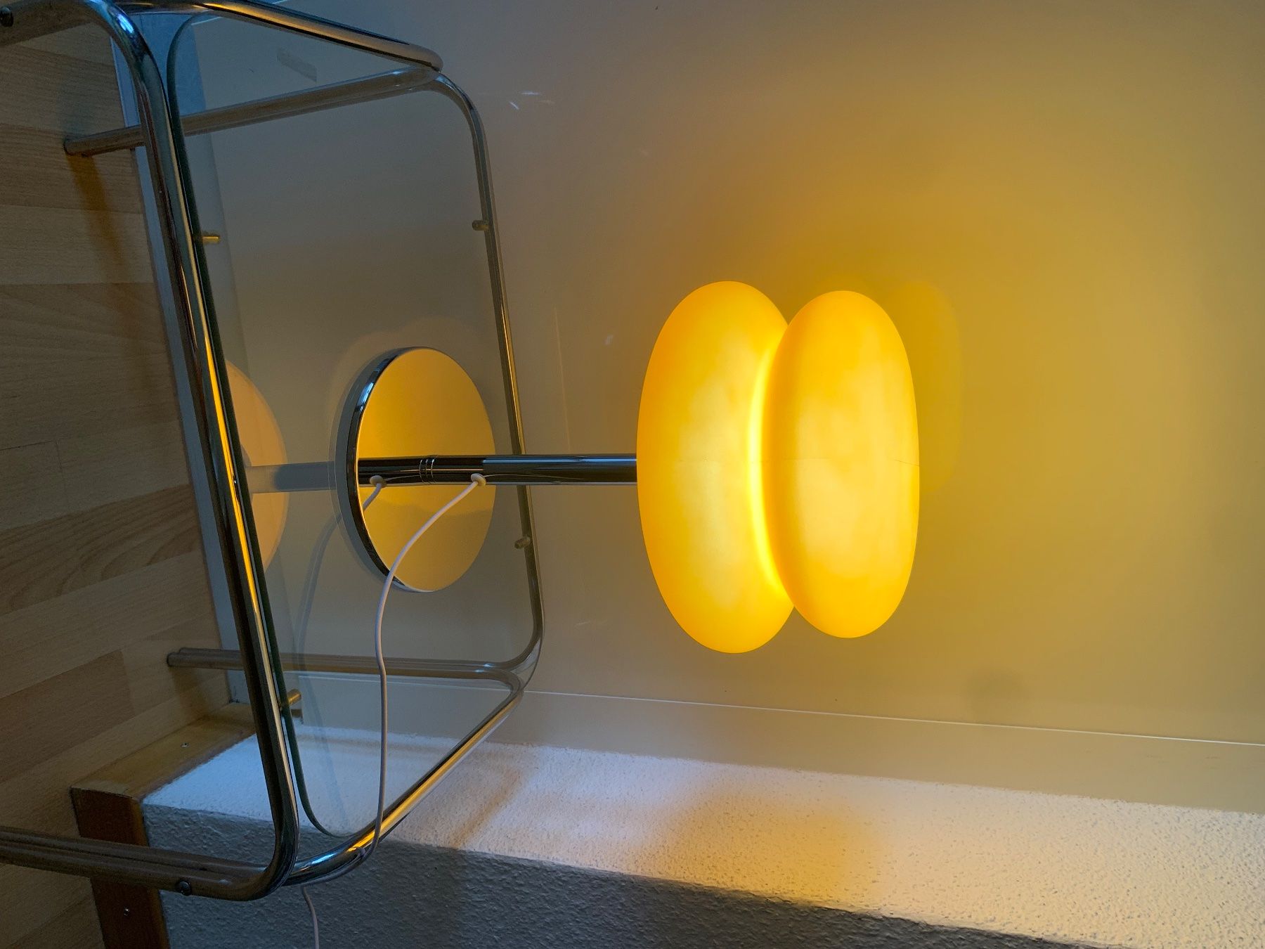 Lampade: Orange Tischlampe (Kunststoff) – Nuovo (secondo la descrizione) da Zürich venduto da jac_wlt8