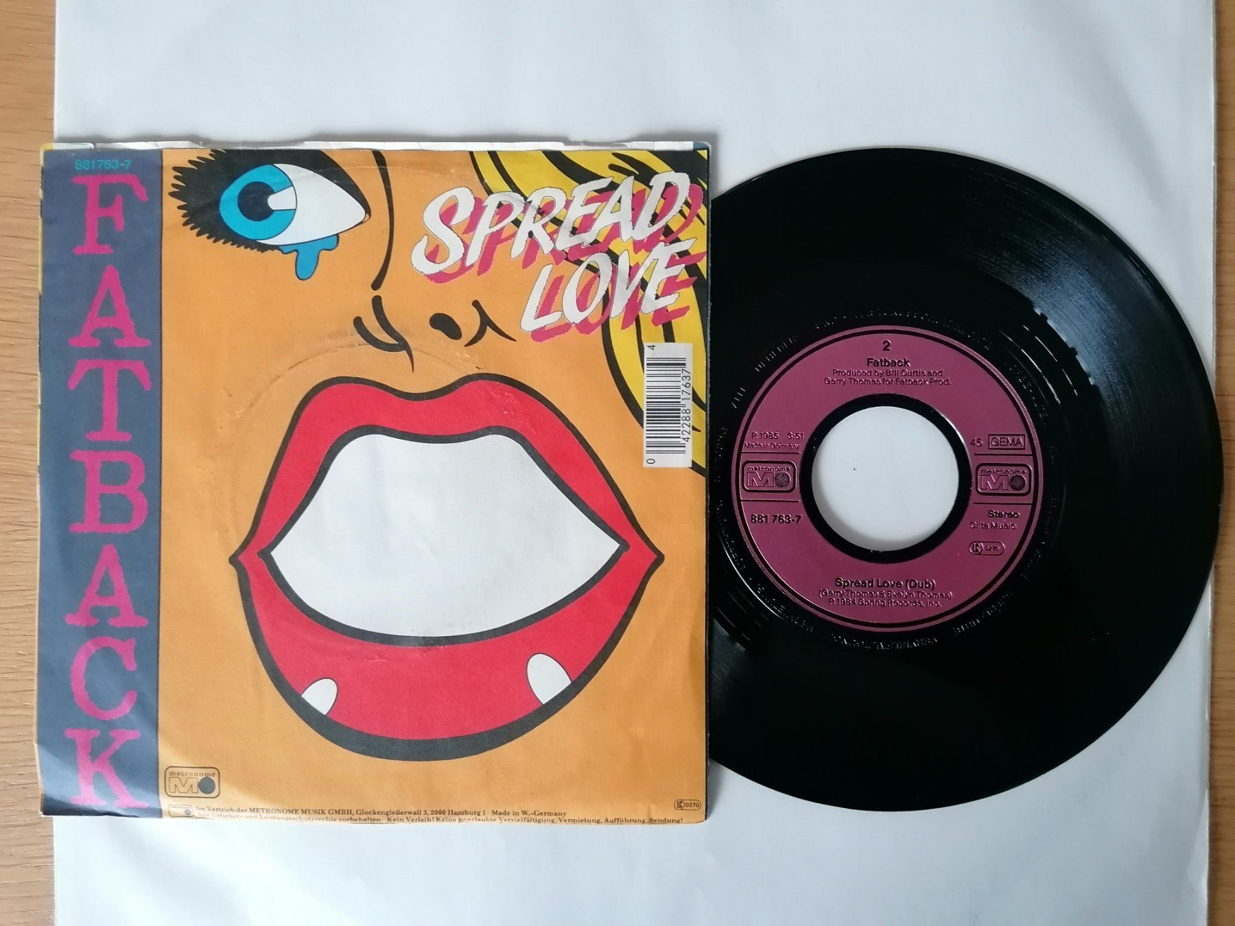 Dischi in vinile: Fatback - Spread Love - Seltene Vinyl Single – Usato da Beinwil am See venduto da Funkthesizer 1