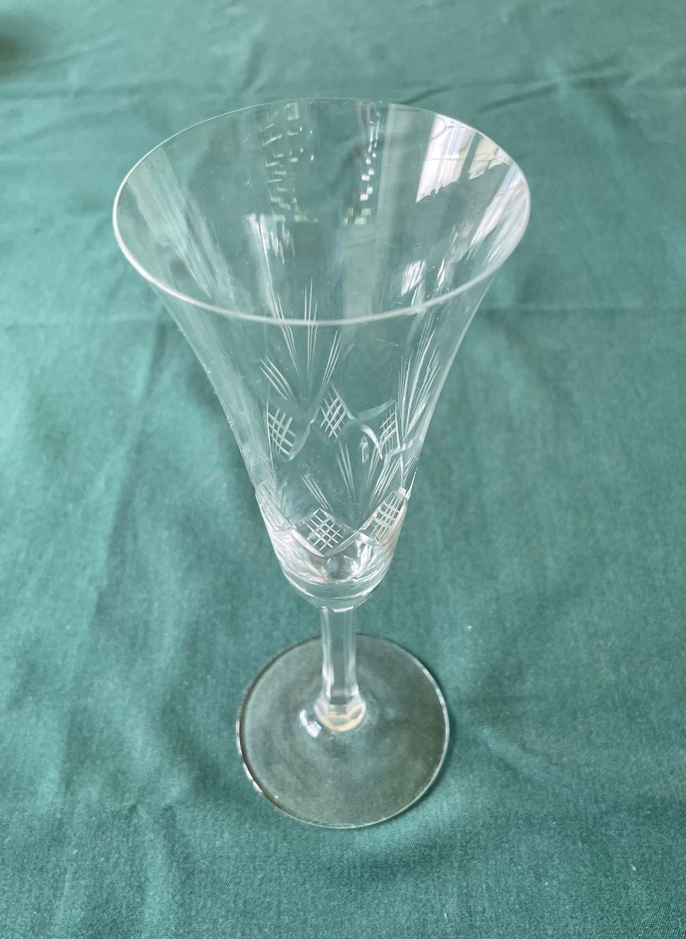Bicchieri: 2 Stk Kelchglas, vintage, 20cm hoch – Usato da Bubikon venduto da lontalk