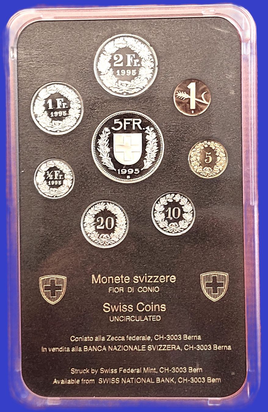Tutti le monete: CH - Münzsatz 1995 stgl – Nuovo (secondo la descrizione) da Arch venduto da repros