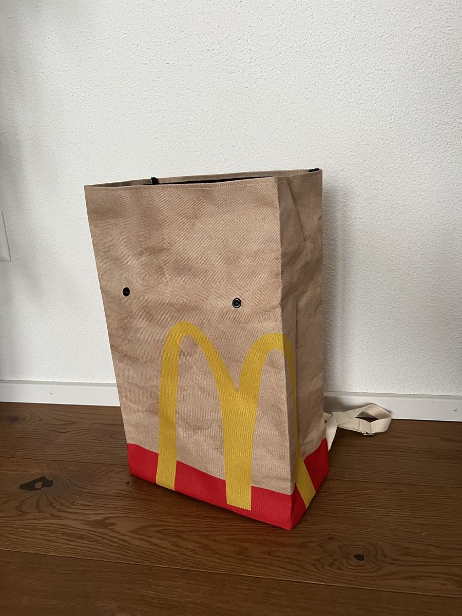 Zaini: McDonalds Rucksack im Papiertüten Design – Nuovo (secondo la descrizione) da Möriken AG venduto da Golf_89 2