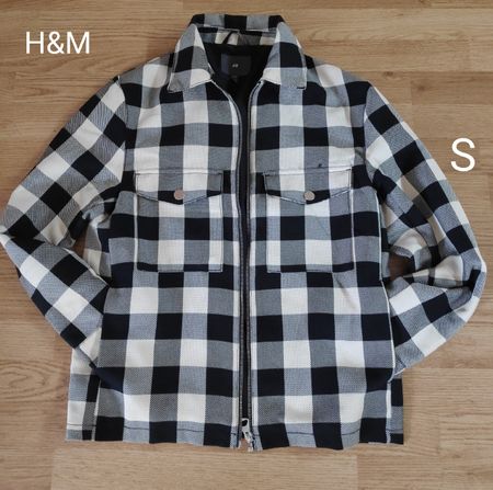 Veste carreaux H&M taille S, idéale mi-saison