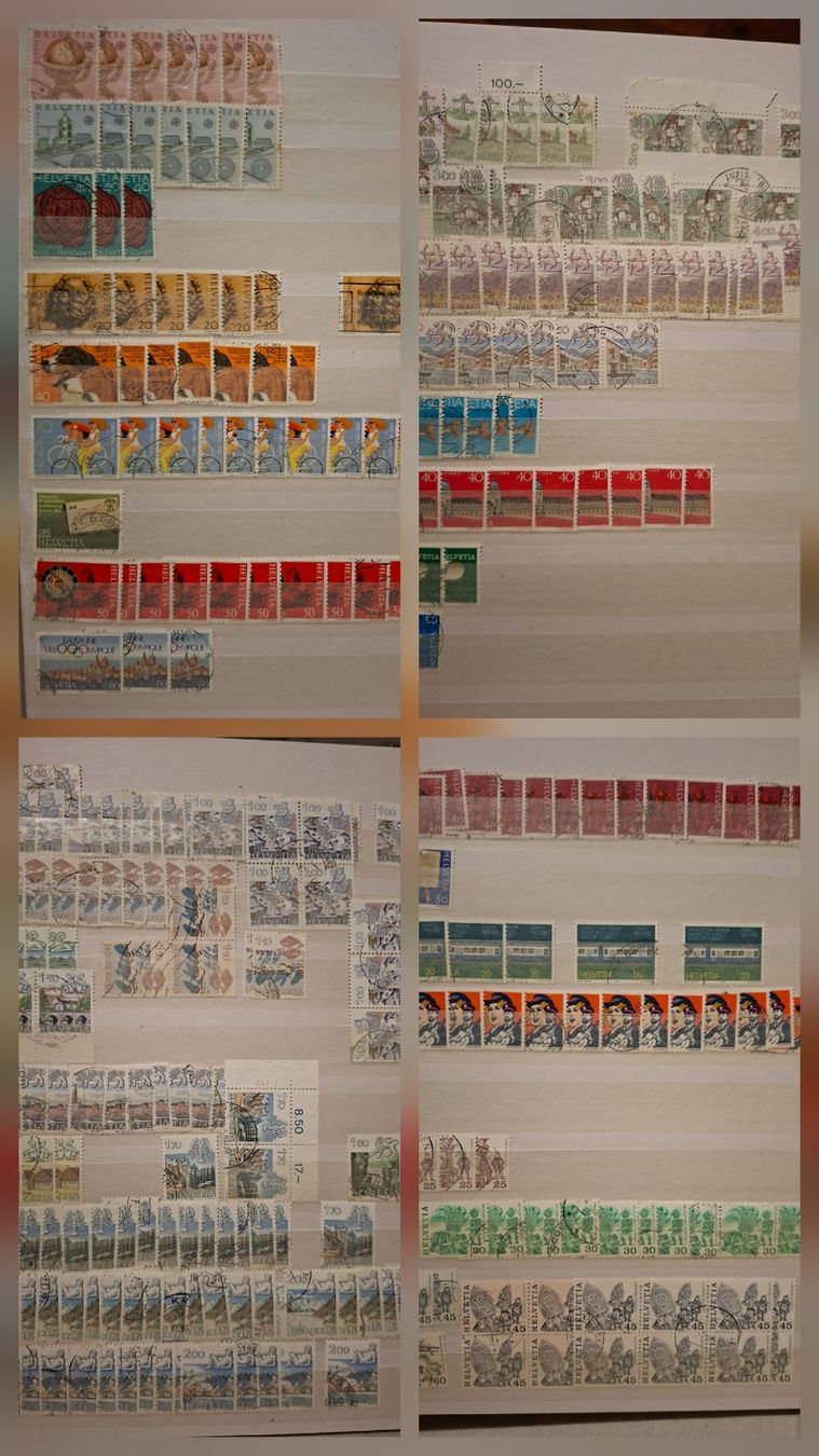 Tous les timbres: Dublettensammlung 1977 - 1992  – D'occasion à Balgach par SIMEON27 5