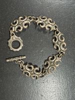 Armband Silber getragen Vintage Biker Harley Rock Punk
