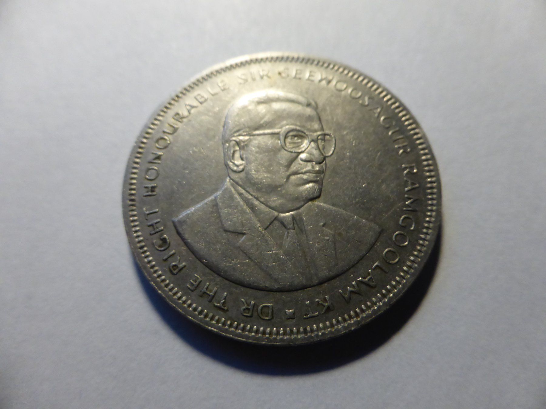 Tutti le monete: Münze Mauritius 5 Rupees 1987 – Usato da Uster venduto da kl5531 1