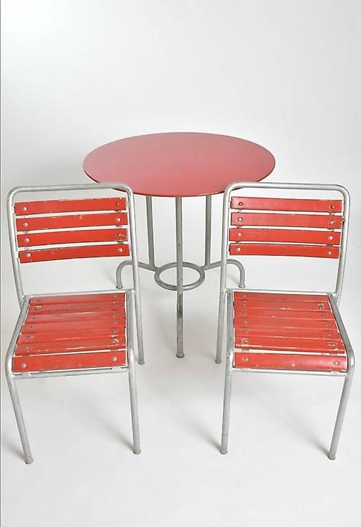 Tables: Schweizer Garten Ensemble 30er Jahre – D'occasion à Zürich par IndividumCH 2
