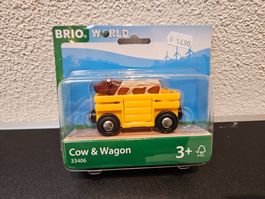 Neu - Brio - 33406 - Cow & Wagon