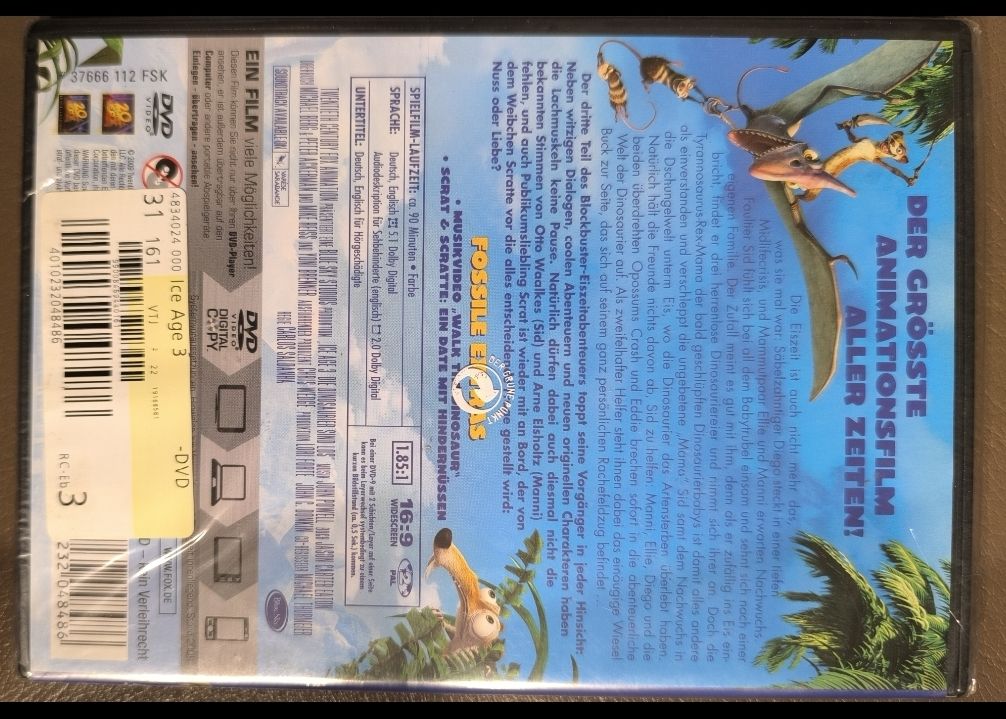 Tutti i DVDs: DVD ICE AGE 3 – Nuovo e nell'imballaggio originale da St.Erhard venduto da himmelblau21 1