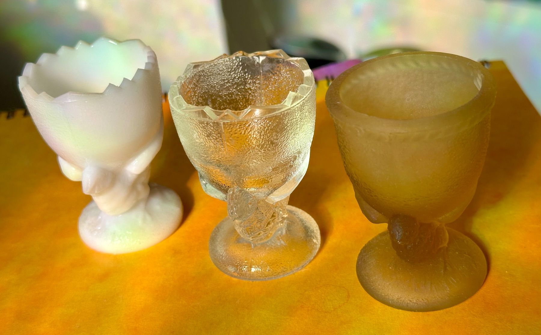 Altre Stoviglie: 3er Set Vintage Eierbecher "Vogelfuss", Ostern steht vor! – Usato da Zürich venduto da c_d_r 9