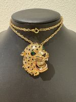 Modeschmuck Leopardenkopf