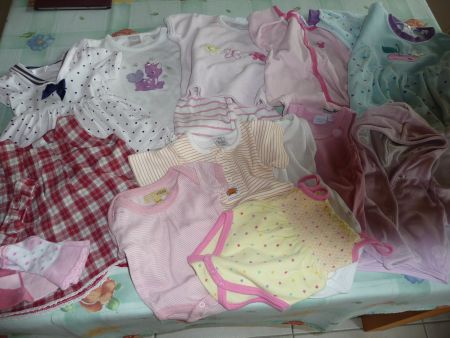 Babykleidli 50/56/62 Sommer