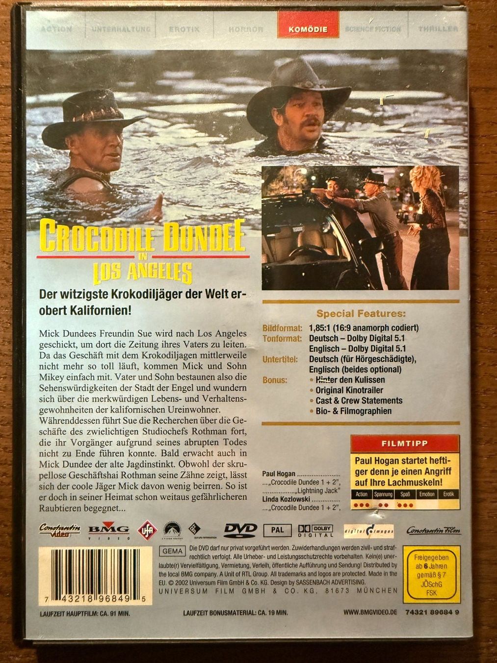 Tutti i DVDs: Crocodile Dundee in Los Angeles – Usato da Zürich venduto da FilmFreunde 1