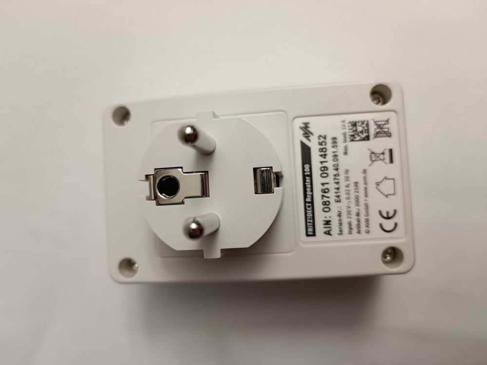 AVM FRITZ!DECT Repeater 100 - Ripetitore Per Estendere Il Segnale DECT In Casa O In Ufficio