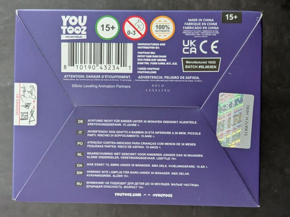 Statuette: Youtooz - Solo Leveling Collection - Shadow Igris #3 – Nuovo e nell'imballaggio originale da Obfelden venduto da RCO85 5